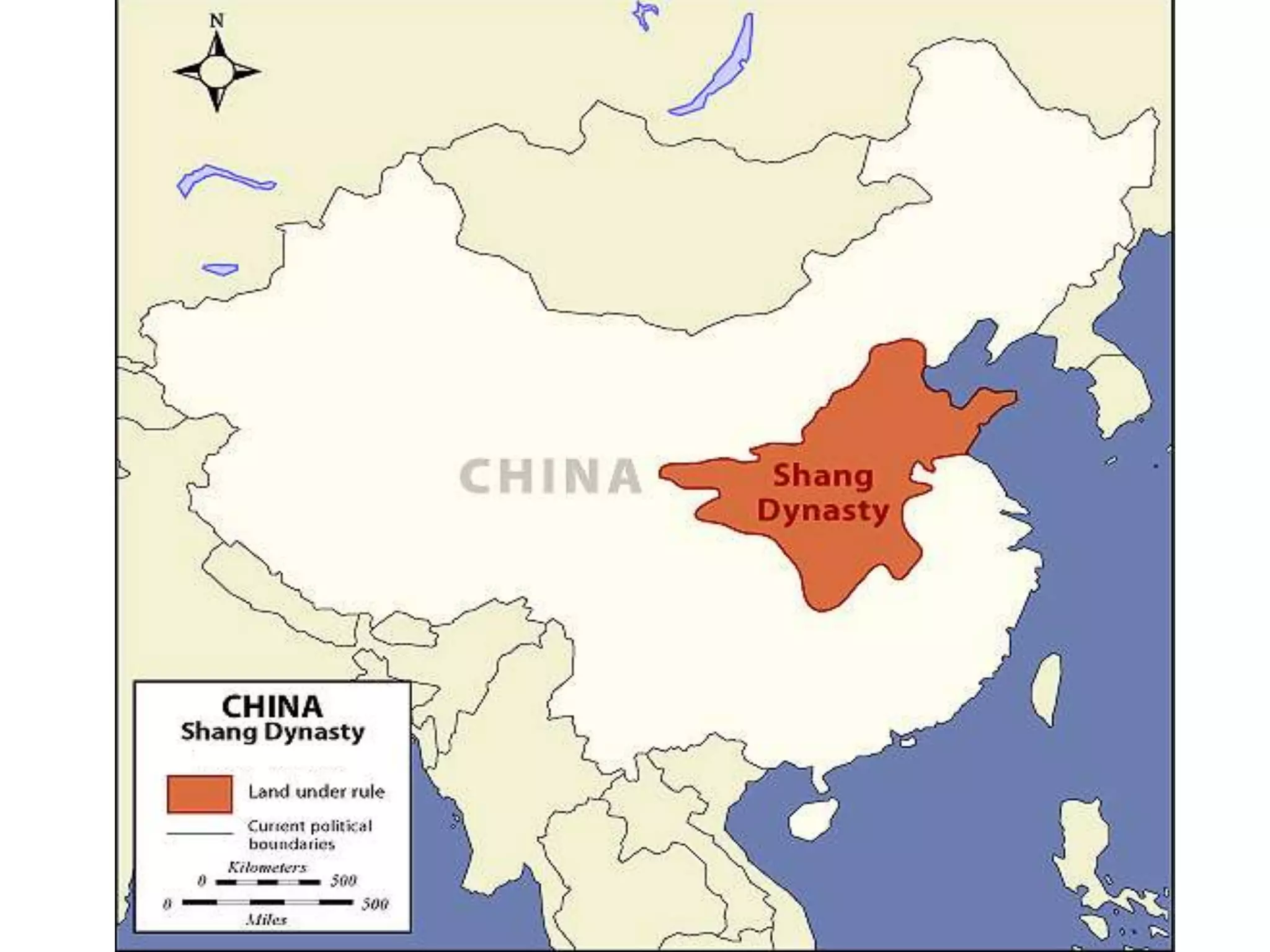 Zhou Dynasty – 3 Periods
• The Western Zhou Period (1046BCE–771BCE)
– Zhou replace Shang Dynasty
– Zhou Dynasty gradually lost control of kingdom
• The Spring and Autumn Period (771BCE–
481BCE)
– also known as Eastern Zhou Period
– Nobles rebelled against the king
• The Warring States Period (481BCE–221BCE)
– Nobles fought each other