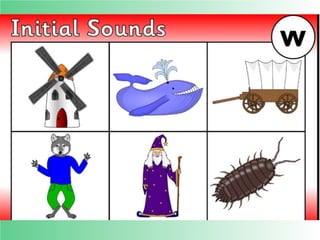 Flashcards and posters W w