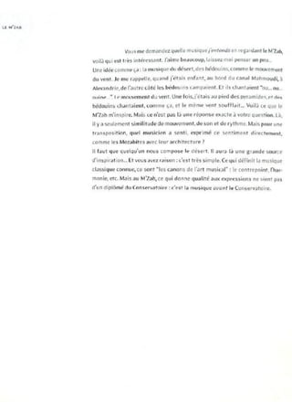 Le m'zab. une leçon d'architecture