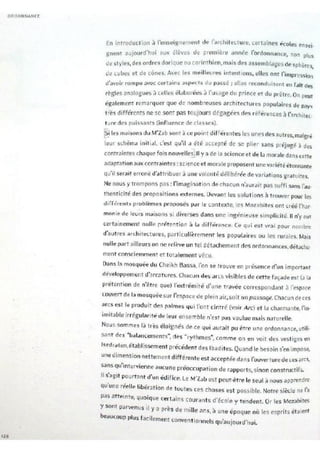 Le m'zab. une leçon d'architecture