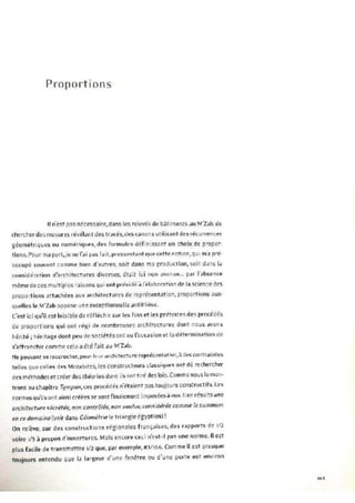 Le m'zab. une leçon d'architecture