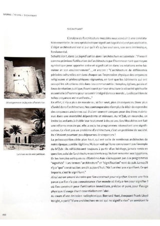 Le m'zab. une leçon d'architecture