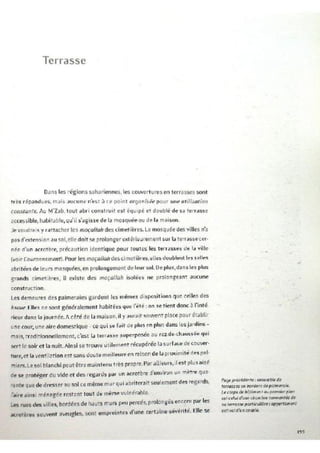 Le m'zab. une leçon d'architecture