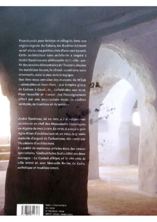 Le m'zab. une leçon d'architecture