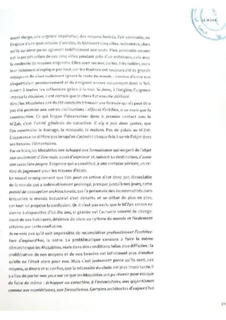 Le m'zab. une leçon d'architecture