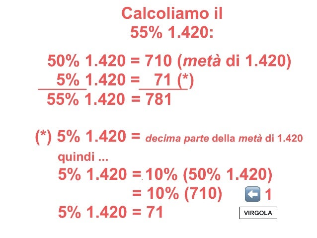 Come Si Fa Il Calcolo Della Percentuale CALCOLO PERCENTUALE - COME USARE le PERCENTUALI di RIFERIMENTO - CALC…