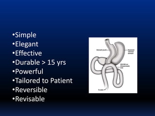 Intro to Mini-Gastric Bypass (Dr Rutledge) Why? + MGB v Sleeve | PPTX