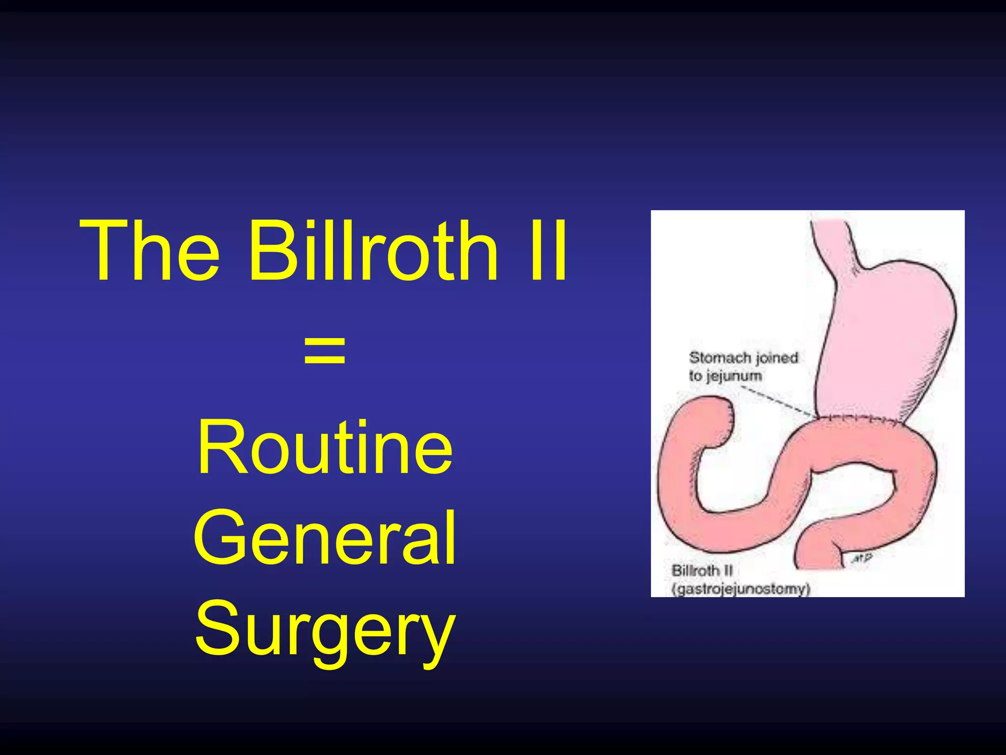 Dr Rutledge Use of the Mini-Gastric Bypass for 