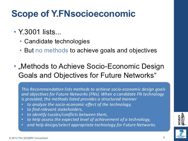 Methods to Achieve Socioeconomic Design Goals and Objectives for Fut…