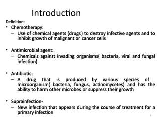 Comprehensive Overview of Chemotherapy and Antimicrobial Therapy ...