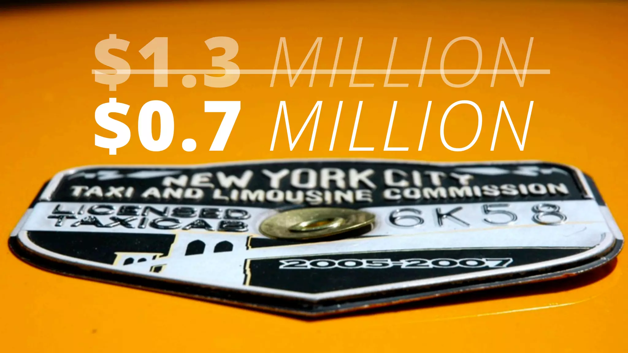 $0.7 MILLION
$1.3 MILLION
 