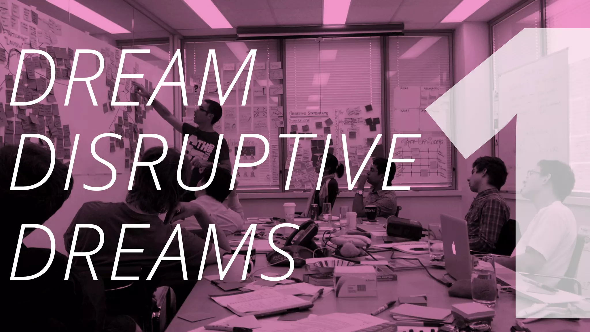1
DREAM
DISRUPTIVE
DREAMS
 