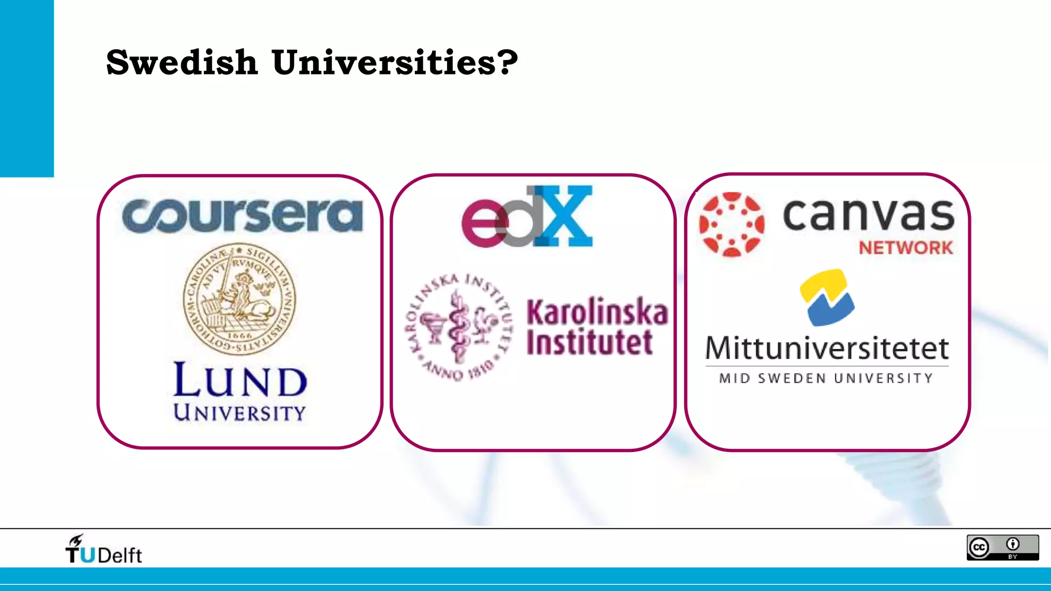 Swedish Universities? 
 