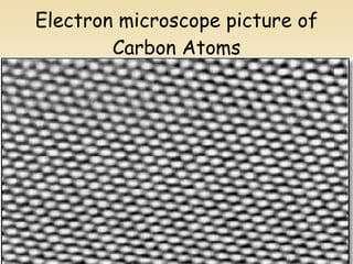 Electron microscope picture of Carbon Atoms 