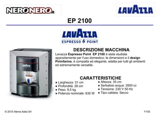 Catalogo Macchine da Caffè Lavazza