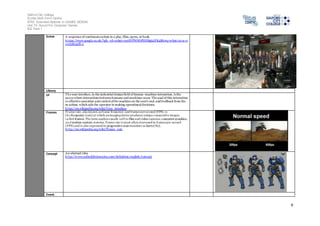 Salford City College 
Eccles Sixth Form Centre 
BTEC Extended Diploma in GAMES DESIGN 
Unit 73: Sound For Computer Games 
IG2 Task 1 
9 
Scene A sequence of continuous action in a play, film, opera, or book. 
ht tps://www.google.co.uk/?gfe_rd=cr&ei=nrcSVPWSOPHH8gf4jYK4BA#q=what+is+a+s 
cene&spell=1 
Library 
UI The user interface, in the industrial design field of human–machine interaction, is the 
spa ce where interactions between humans and machines occur. The goal of this interaction 
is effective operation and control of the machine on the user's end, and feedback from the 
machine, which aids the operator in making operational decisions. 
ht tp://en.wikipedia.org/wiki/User_interface 
Frames Fr ame rate, also known as frame frequency and frames per second (FPS), is 
the frequency (rate) at which an imaging device produces unique consecutive images 
ca lled frames. The term applies equally well to film and video cameras, computer graphics, 
and motion capture systems. Frame rate is most often expressed in frames per second 
(FPS) and is also expressed in progressive scan monitors as hertz (Hz). 
ht tp://en.wikipedia.org/wiki/Frame_rate 
Concept An abstract idea 
ht tp://www.oxforddictionaries.com/definition/english/concept 
Event 
 