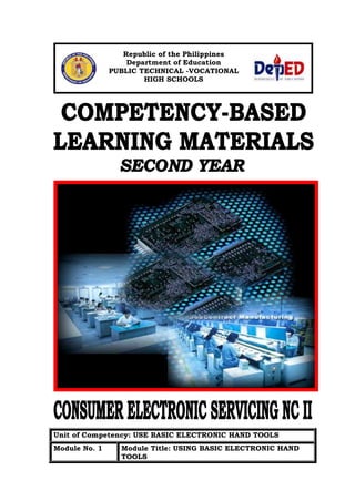 TLE CES NC II Y2 - Module 1 - Using Basic Electronic Hand Tools.doc