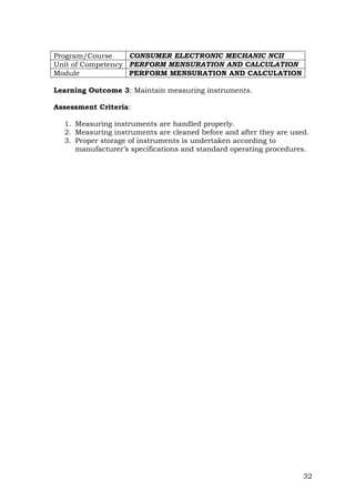 Y2 - Module 2 - Performing Mensuration and Calculation.doc