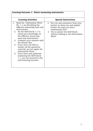 module 2 - measuring performance module 2 assignment ... Y2 - Module 2 - Performing Mensuration and Calculation.doc