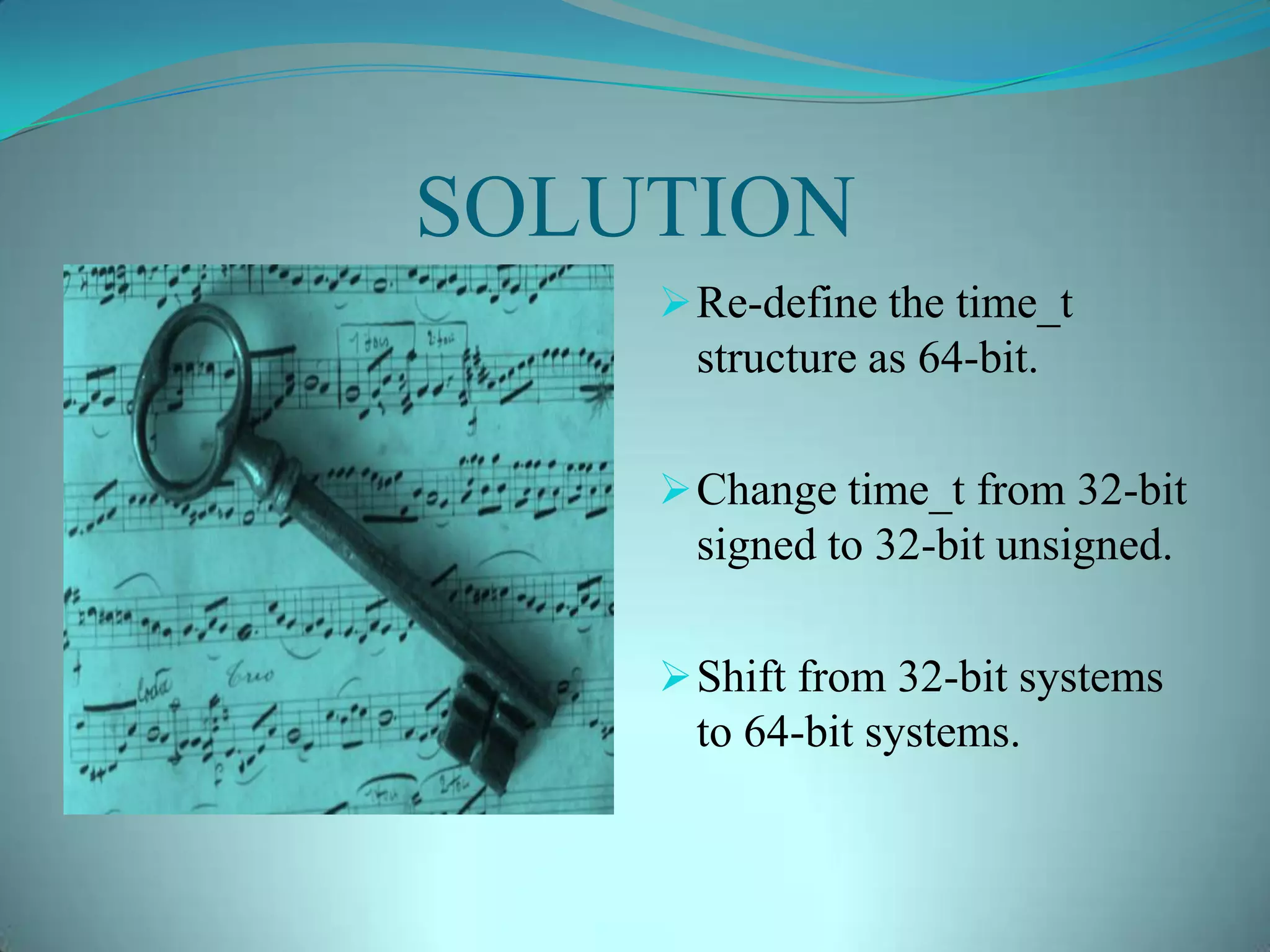 Most programs maybe affected in or very close to 2038.