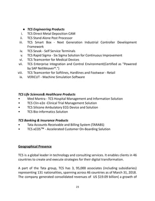 Analysis of Training and Development Programs in TCS | PDF