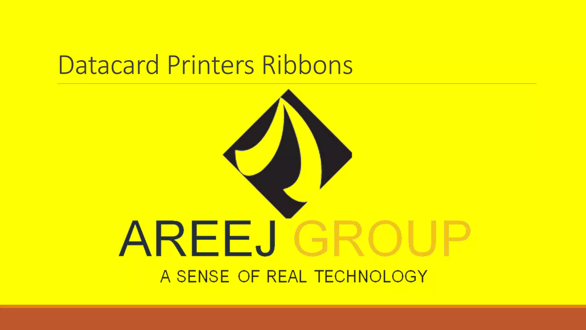 Datacard Printers Ribbons PPT