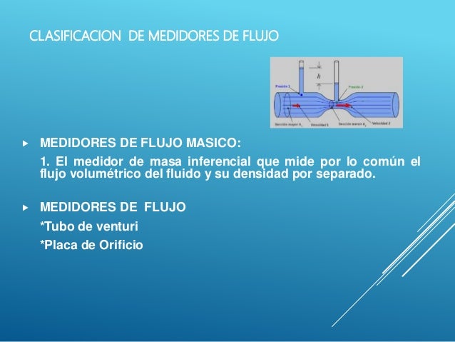 instrumentos de medicion de flujo