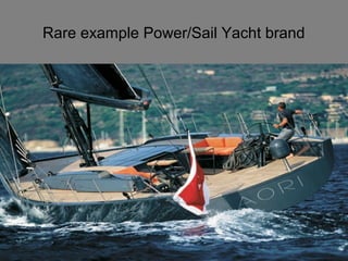 Rare example Power/Sail Yacht brand 
 