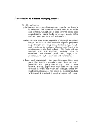 Y4 module 6 - package prepared food stuff | DOC