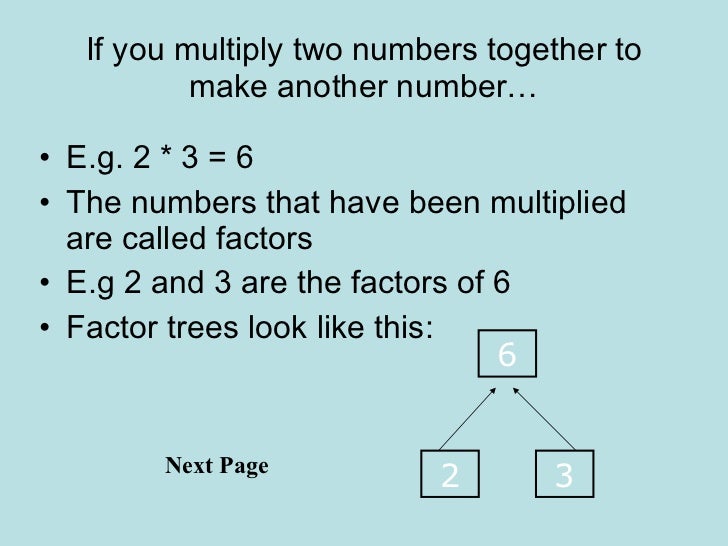 factor 95 math Y4 mathematics trees nov  ppt qwizdom 2009 factor