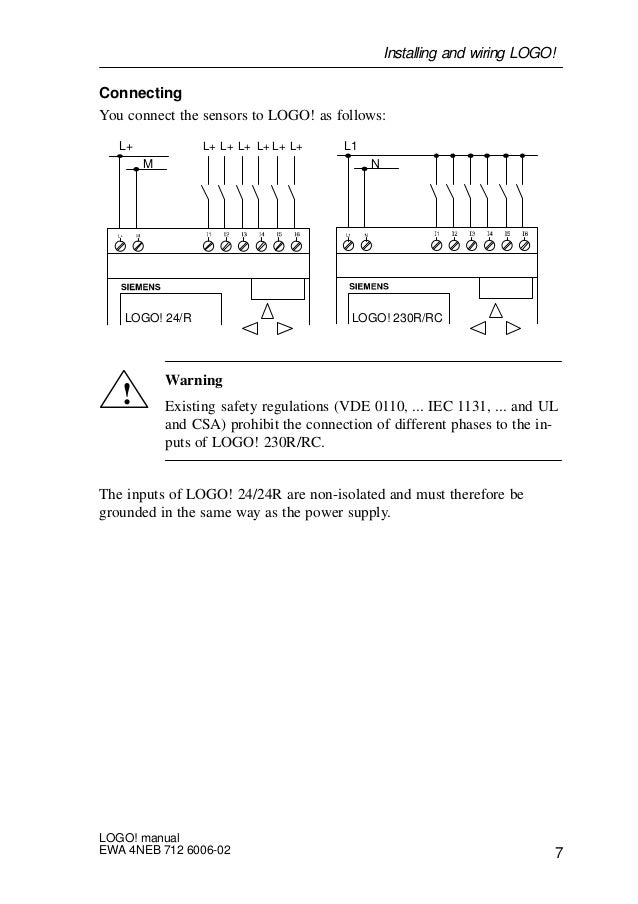Siemens Logo 24 Manual