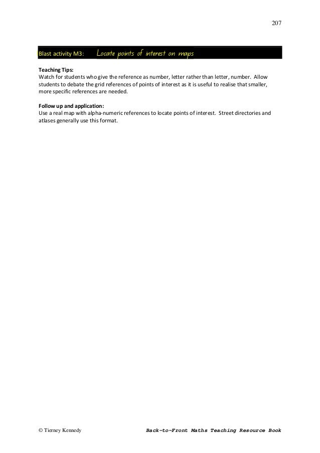 grid reference worksheet