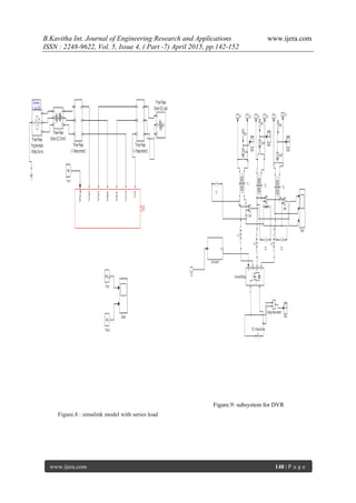 Control of Dvr with Battery Energy Storage System Using Srf Theory | PDF