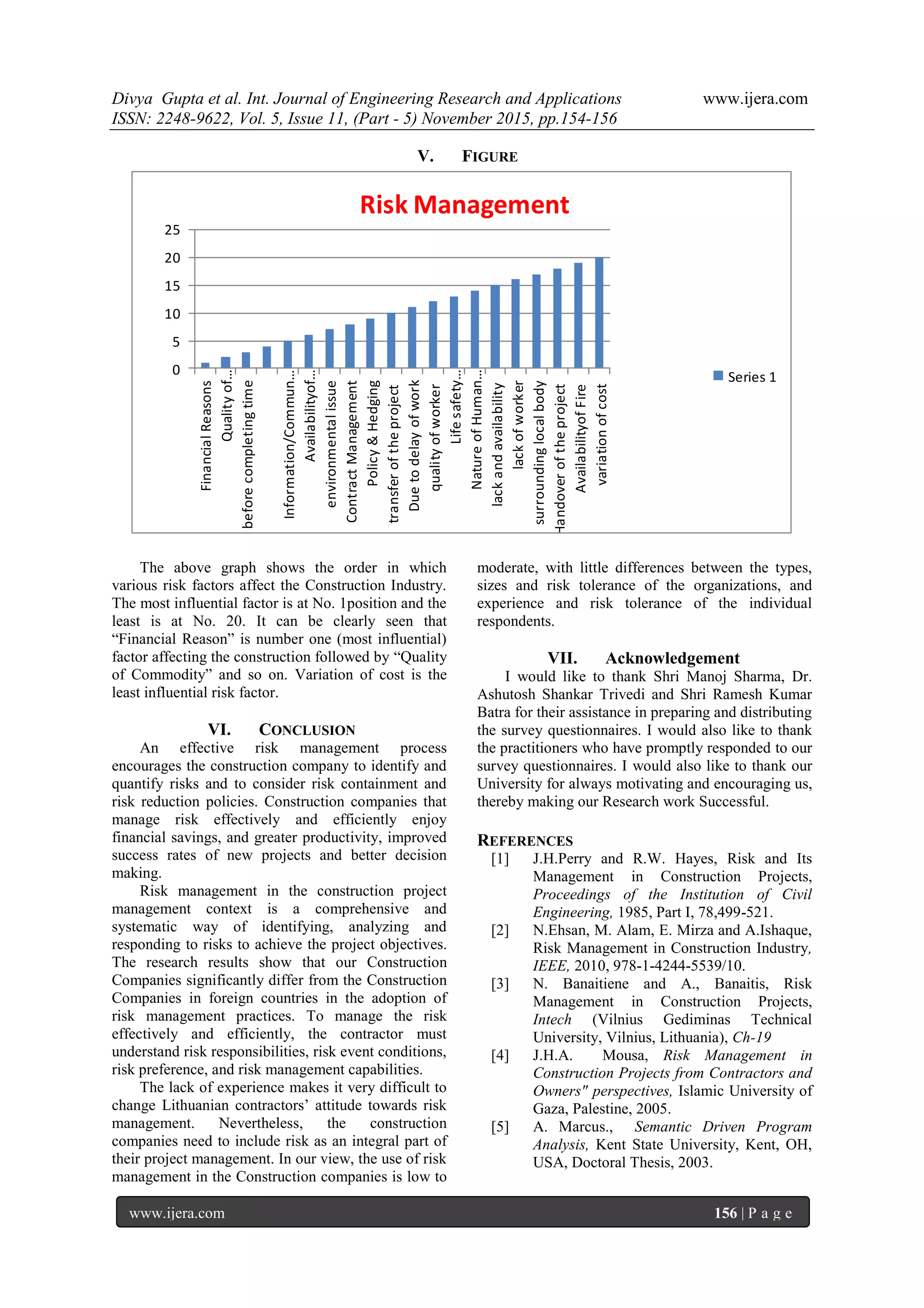 Engineering Risk Reduction Risk Management In Construction Projects Of Developing Countries | PDF