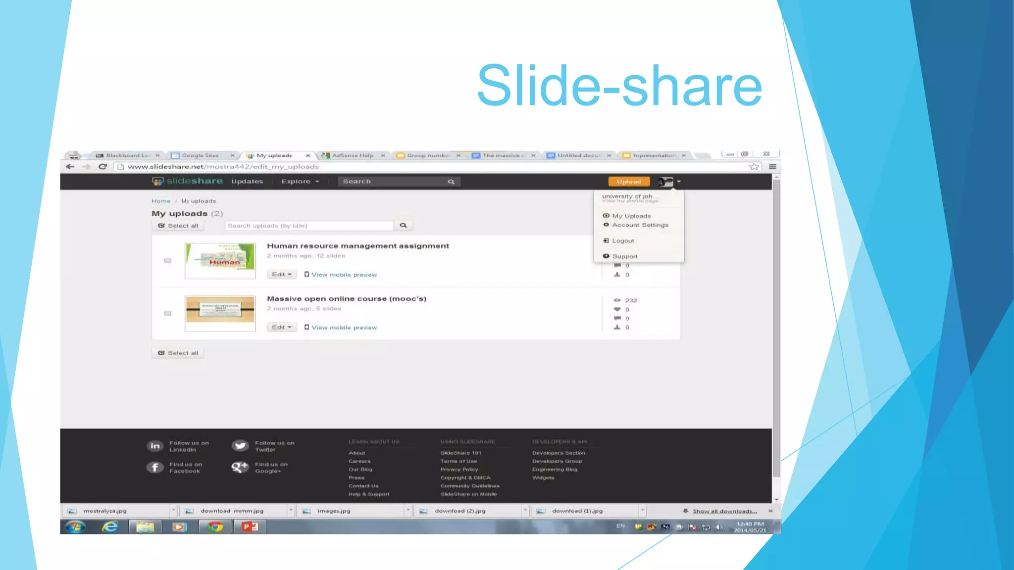 Slide-share