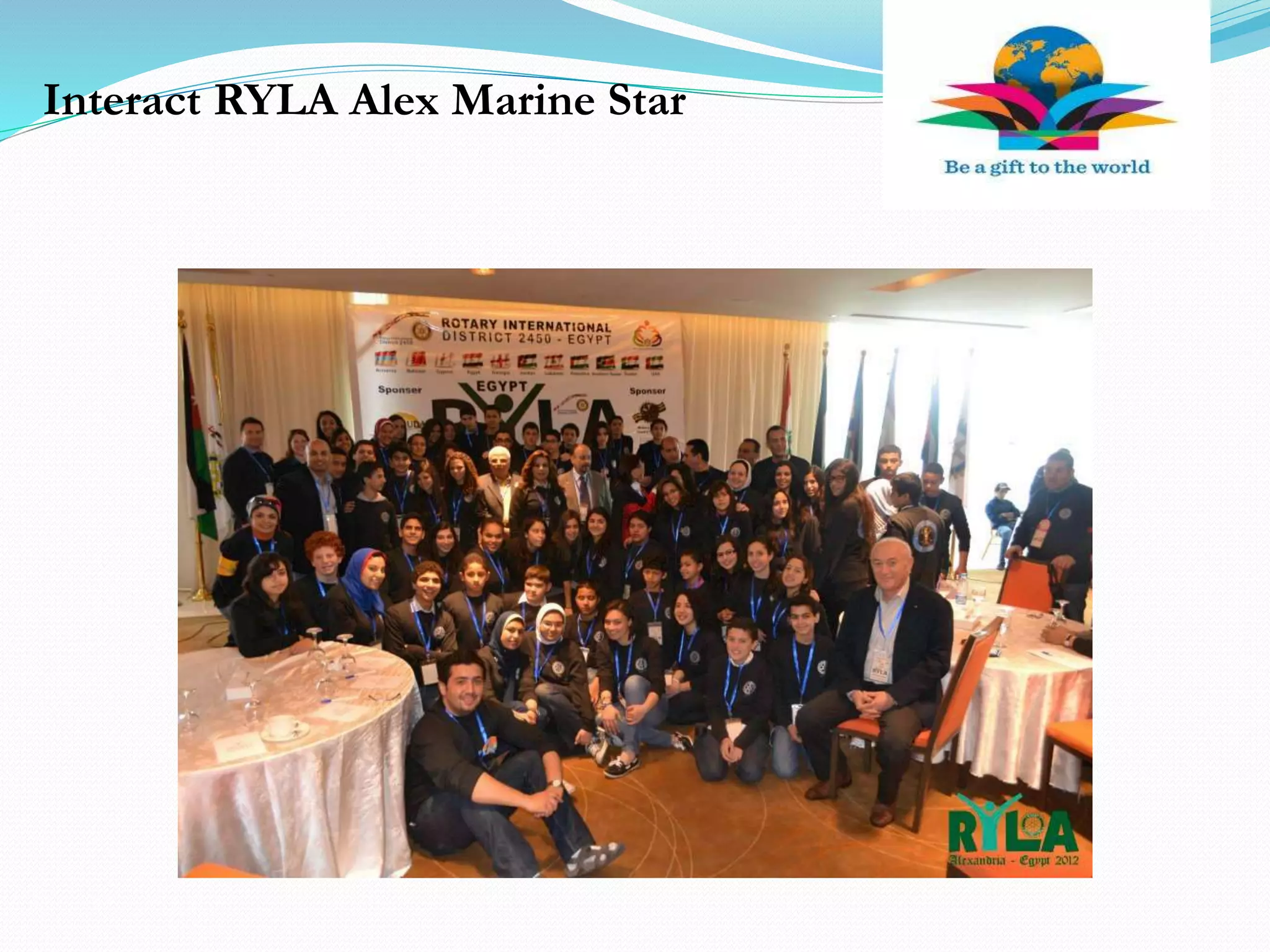Interact RYLA Alex Marine Star
 