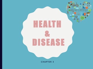 HEALTH
&
DISEASE
C H A P T E R 3
 