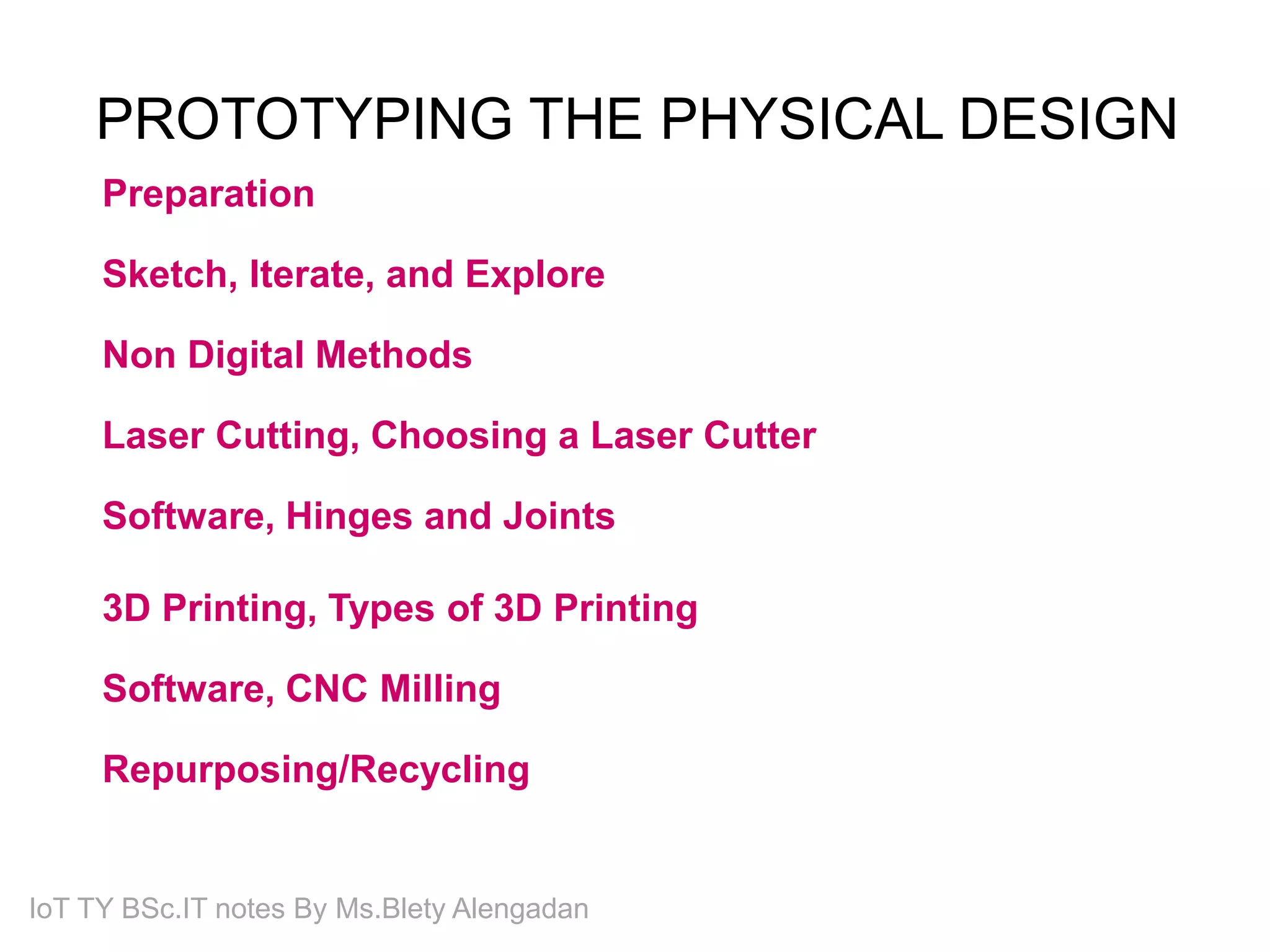Prototyping the Physical Design_Internet of Things | PDF