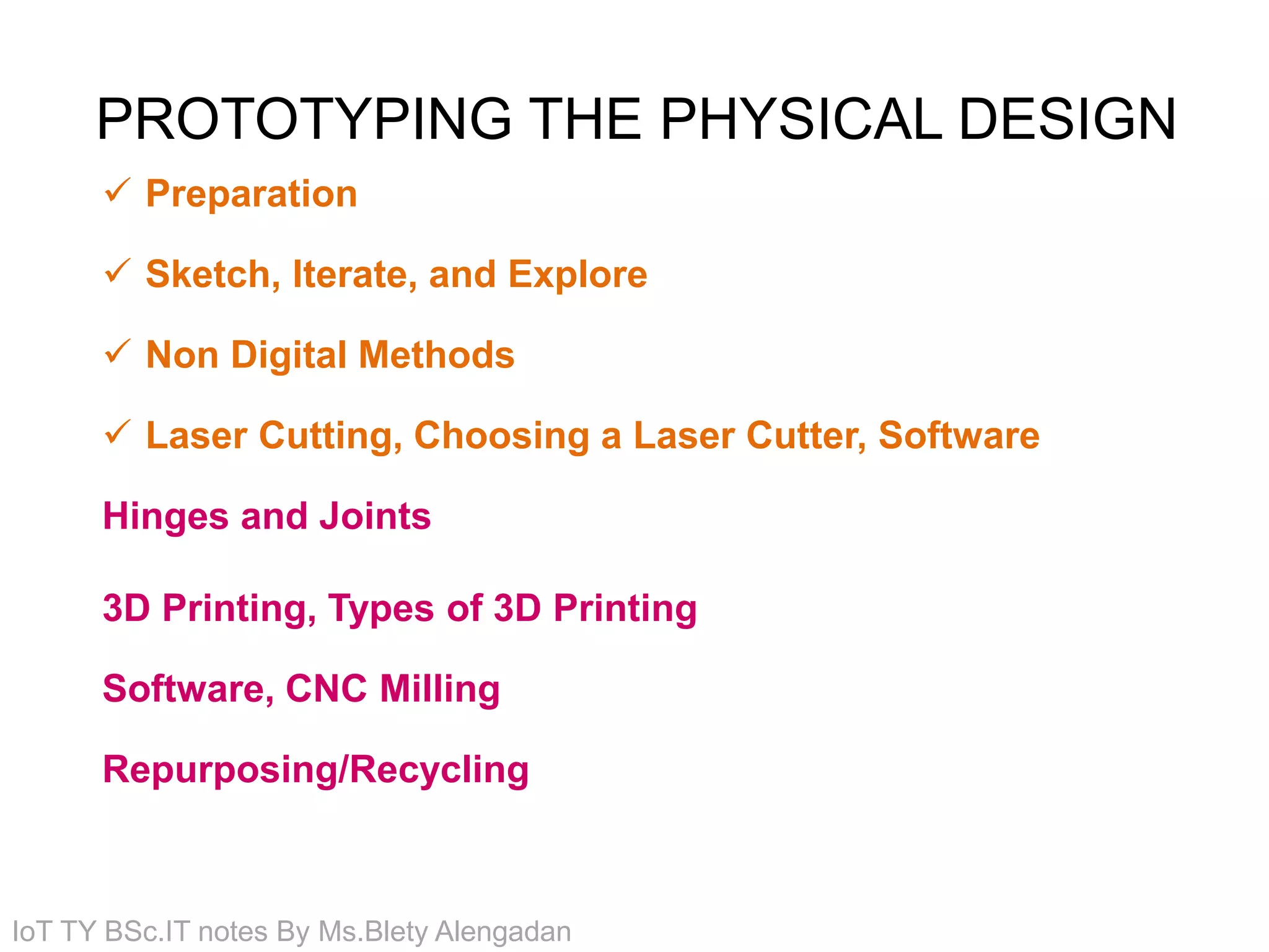 Prototyping the Physical Design_Internet of Things | PDF