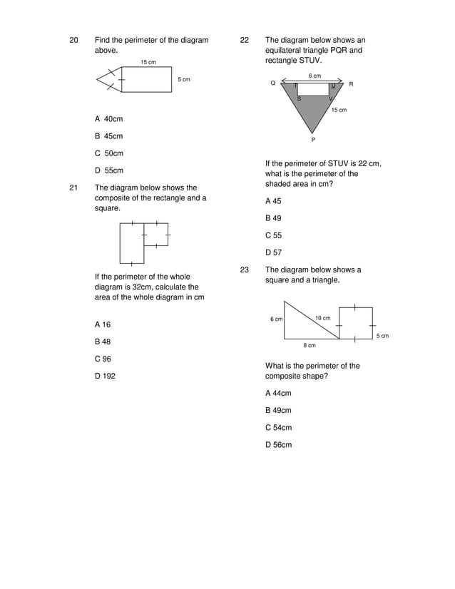 Y6 topic 10 shape & space
