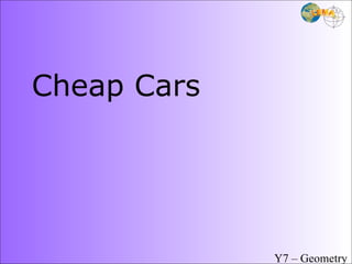 Cheap Cars Y7 – Geometry 1 