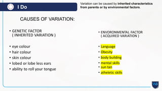 Understanding Variation in Living Organisms: Continuous and ...