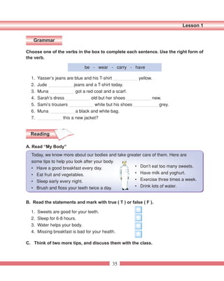 12     Lesson 2
 Unit

   Language Functions

Choose the correct response.
1. What size is it?                       2. I’...