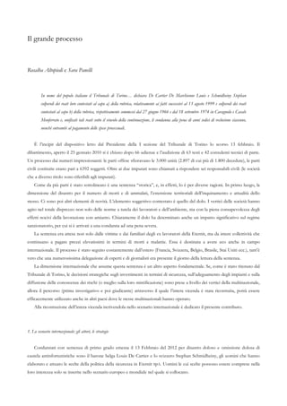Il grande processo
Rosalba Altopiedi e Sara Panelli
In nome del popolo italiano il Tribunale di Torino… dichiara De Cartie...