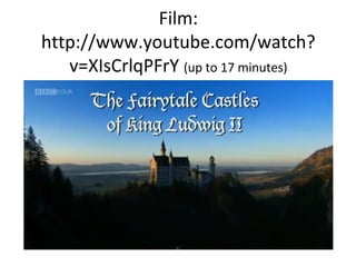 Film:
http://www.youtube.com/watch?
v=XIsCrlqPFrY (up to 17 minutes)
 