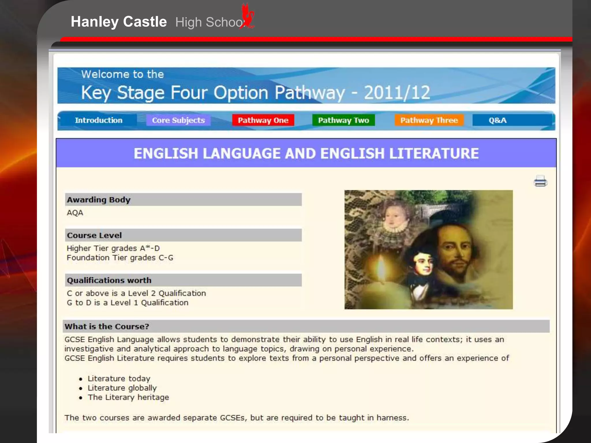 Hanley Castle High School
 