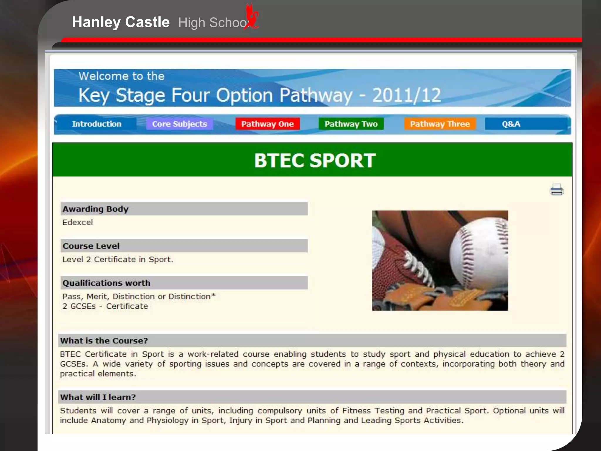 Hanley Castle High School
 