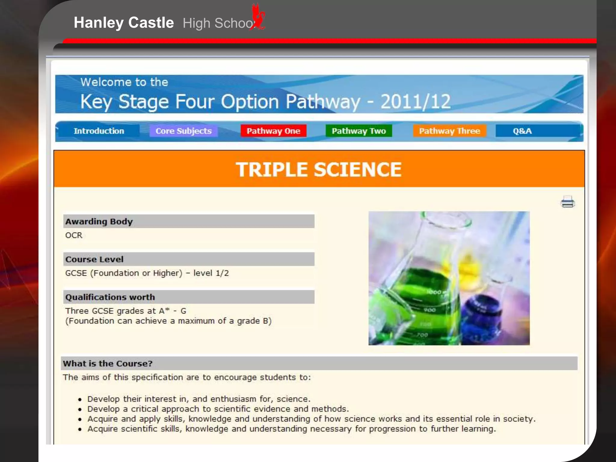 Hanley Castle High School
 