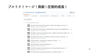 56
プルリク！マージ ! 貢献 ! 圧倒的成長 !
 