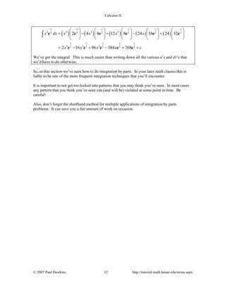 Calc ii complete | PDF